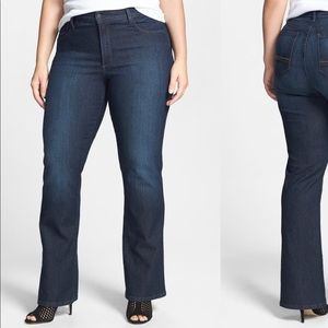 NYDJ Barbara Embellished Pocket Bootcut Jeans